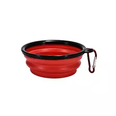 Tigela dobrável para animais de estimação, 350ml, suprimentos para cães, viagem ao ar livre, tigela portátil, tigela de comida universal para cães e gatos, tigela de água - loja online