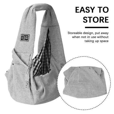Bolsa transportadora de cachorrinhos de estimação gatos filhote de cachorro viagem ao ar livre bolsa de ombro de algodão único conforto estilingue bolsa tote
