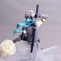 Imagem do 19cm quente dos desenhos animados naruto anime figura hatake kakashi figura de ação escuro ninja kakashi estatueta pvc coleção modelo boneca brinquedos
