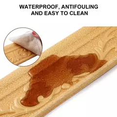 10m/rolo 3d guarnição de parede linha rodapé borda auto adesivo à prova dwaterproof água rodapé papel de parede adesivo para sala decoração casa - loja online