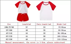 Boys Paw Patrol T-shirt manga curta Top e Shorts Set, bebê meninos roupas, roupas dos desenhos animados, terno verão, novo conjunto infantil, 2022, 2pcs - comprar online