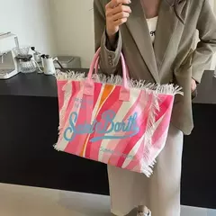 Sacola de carta de grande capacidade feminina, bolsa de ombro casual, carta simples, estilo novo, 2020 na internet