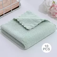Toalha de Rosto de Microfibra Espessada, Absorvente, Alta Densidade, Velo Coral, Secagem Rápida, Limpar, Macio, Limpeza - comprar online