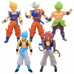 Dragon Ball Z Super Saiyan Anime Figurine Modelo, GK Rose Goku Action Figure, DBZ Gohan Figuras, Vegeta Estátua Coleção Toy, Figma