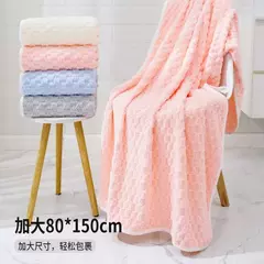 Toalhas de veludo coral macio, disponíveis em 3 tamanhos, 35*75, 70*140, 85*150 - loja online