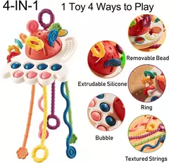 Baby Chocalhos Brinquedos Newborn Sensory Teether Baby Development Games Brinquedos Infantis Educacionais Para Bebês Brinquedos Do Bebê 0 6 12 Meses