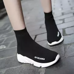Tênis casual masculino, meias confortáveis, sapatos de caminhada, ao ar livre, resistente ao desgaste, treinador, corrida, casal - loja online