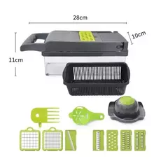 Chopper vegetal multifuncional com alça, grelha de comida, fatiador vegetal, Dicer, cortar itens de cozinha, 16 em 1 Gadgets - Wolf Magazine