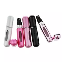 Imagem do 10 pçs/lote 5ml mini garrafa de perfume recarregável com bomba de perfume spra