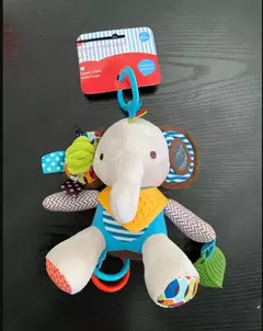Brinquedos de pelúcia chocalho recheado para bebê, cama de animais pendurados, brinquedos infantis móveis, carrinho de 0 a 6 meses - Wolf Magazine