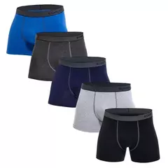 Algodão Boxer Shorts Set masculino, Roupa Interior Masculina, Marcas de Cuecas, Calcinhas Sexy, Cuecas Família, 5Pcs - comprar online
