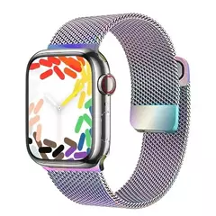 Pulseira Magnética Milanese Loop Strap para Apple Watch, Bracelet Belt, Band 9, 8, 7, 45mm, 41mm, Ultra 2, 49mm, iWatch 6, 5, 4, 3, SE, 44 milímetros, 40 milímetros na internet