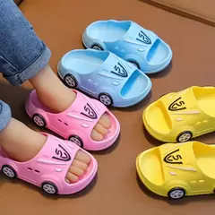 Imagem do Sapatos de carro antiderrapante para crianças, sapatos de praia macios, chinelo LED ao ar livre, chinelos luminosos infantis, moda de meninos e meninas