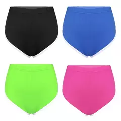 Calções de Yoga Mid-Rise Dolphin para mulheres, borda branca, saque, esportes, academia, treino, corrida, emagrecimento, esportes fitness, verão - loja online