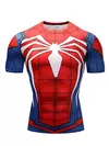 Digital 3D super-herói t-shirt para homens, cross-border, roupas esportivas, top apertado, fitness, roupas de aranha