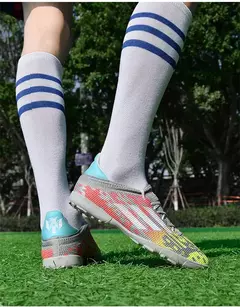 FG TF Indoor Soccer Shoes para Homens, Treinamento com Grama, Rápido, Antiderrapante, Chuteiras de Futebol Profissional, Botas, Futebol, Sociedade, Original na internet