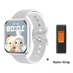 Imagem do Impermeável Amoled Screen Smart Watch para homens e mulheres, BT Call, NFC, Frequência Cardíaca, Esportes, Fitness, Carregamento sem fio, IWO, Novo, 9, 450mAh