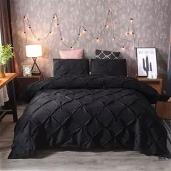Grey Queen Bed Comforter Set, Capa de edredão e fronhas, Cama em um saco para quarto, conjuntos de cama, 3 pcs - loja online