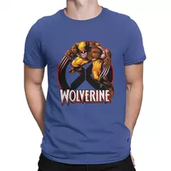 Camisetas Marvel Super Hero para homens, gola redonda, manga curta, X-Man, Wolverine, Humor, presente, roupas de ideia, 100% algodão - comprar online