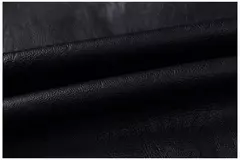 Jaqueta de couro fina masculina, emenda, locomotiva, retrô, moda lazer, mais vendida, primavera e outono, 2023 - comprar online