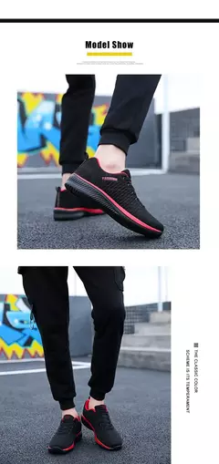 Tênis casuais masculinos tênis de corrida masculino rendas-up leve confortável respirável tamanho grande 46 sapatos de caminhada atléticos para homem