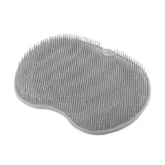 Raspador de Massagem Esfoliante Duche, Tapete de Banho Antiderrapante, Escova de Massagem Costas, Lavagem de Pé Silicone, Ferramenta de Banho, Banheiro, Novo na internet