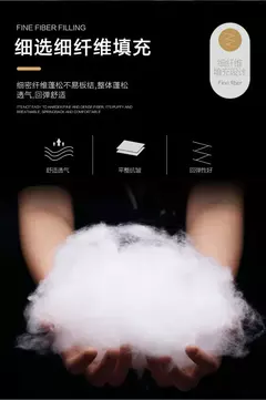 Travesseiro baixo de algodão puro, suporte cervical, adulto, masculino e feminino, estudantes, único, macio, ultrafino, travesseiro plano baixo para meninas - loja online