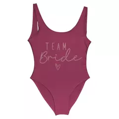 Fato de banho feminino com estampa dourada, squad, festa de solteira, moda praia verão, 1 pc, S a 3XL - Wolf Magazine