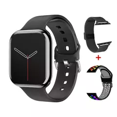 Impermeável Amoled Screen Smart Watch para homens e mulheres, BT Call, NFC, Frequência Cardíaca, Esportes, Fitness, Carregamento sem fio, IWO, Novo, 9, 450mAh - Wolf Magazine