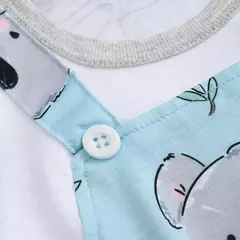 Macacão com estampa Koala recém-nascido, roupas de bebê, menina, menino, macacão manga curta, infantil, pijama infantil, roupa de uma peça, verão, 0-18 meses - loja online