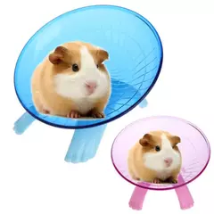 Disco Running Flying Saucer, Exercício Roda Toy para Ratos, anão, Hamsters, Pet, 18cm