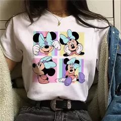 Imagem do Camisetas estampadas Disney Mickey Femininas, Anos 90, Y2k, Minnie Mouse, Streetwear, Roupa Feminina, Camiseta Kawaii, Moda