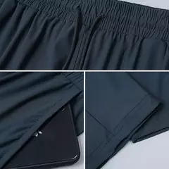 Imagem do Verão Elastic Men Running Sport Pants Jogging Sweatpants Casual Outdoor Training Gym Fitness Calças