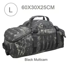 Mochila tática Duffle grande, Sacos de acampamento ao ar livre, Mochilas Molle Men, Bolsa de viagem para caminhadas, 40L 60L 80L - Wolf Magazine