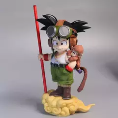 Anime Dragon Ball Son Goku Action Figure com Macaco Kid, Estátua de PVC, Brinquedos Modelo de Coleção, Presentes, 26cm