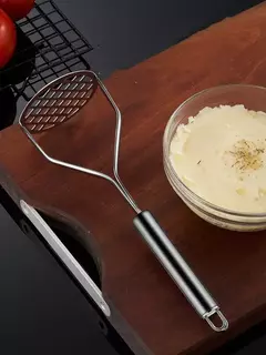 Masher De Imprensa De Lama De Aço Inoxidável Criativo, Purê De Suco, Triturador De Batatas, Ferramentas De Frutas Pusher, Gadget De Cozinha - Wolf Magazine