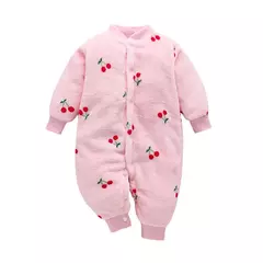 Macacão de flanela macia para bebê recém-nascido, jaqueta infantil para meninas e meninos, macacão de bebê, roupas de primavera e inverno, 0-18 meses - Wolf Magazine