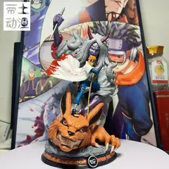 Naruto namikaze minato anime figura de ação naruto estátua yondaime hokage anime pvc modelo colecionável boneca brinquedos presente 28cm - loja online