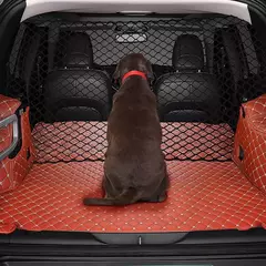 Cerca de porta-malas de carro, rede protetora de isolamento para cães de estimação, resistente, durável, elástica, cerca de segurança para animais de estimação para qualquer veículo - comprar online