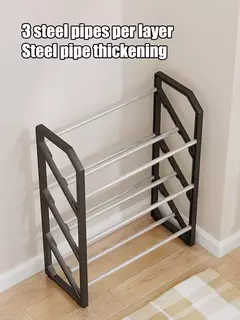 Criativo Home Shoe Cabinet, 3 Camada De Armazenamento Rack, Montagem Porta Do Quarto, Caixa De Sapato, Classificação E Armazenamento Rack, Produtos Domésticos na internet