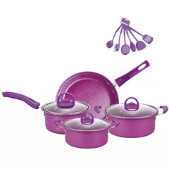 Conjunto de panelas e panelas antiaderentes, utensílio de cozinha, panelas, presentes para amigos e familiares, 13 peças
