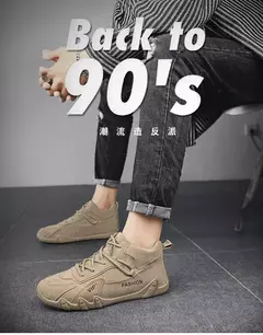 Esportes ao ar livre dos homens caminhadas sapatos quatro temporada novo anti deslizamento conforto sapatos de trabalho moda juventude casual sapatos na moda tênis masculinos - Wolf Magazine