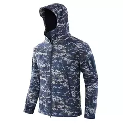 Jaquetas de caminhada de lã camuflada para homens, blusão masculino, roupas táticas, outono, 2024 - loja online