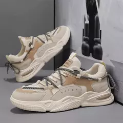 Imagem do Sapatilhas casuais para homens, Plataforma confortável, Tênis Esportivos Running, Calçado de Basquete Respirável, Tênis na moda, Alta qualidade