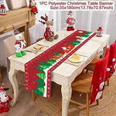 Imagem do Corredor De Mesa De Natal, Decoração De Feliz Natal Para Casa, Ornamento De Natal, Nota Noel, Presentes De Feliz Ano Novo, 2025, 2025