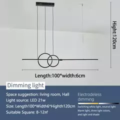 Nordic LED Pendant Lights para cozinha e sala de jantar, Lâmpadas suspensas simples, Luminária interior, Decoração do quarto - loja online