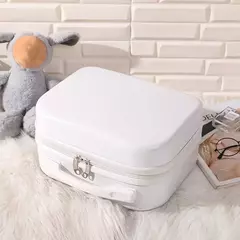 Mini mala de mão para mulheres, viagem curta, bagagem de viagem, sacos de maquiagem, 14 polegadas