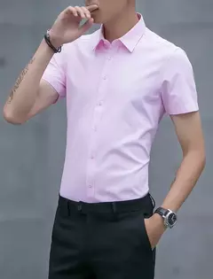 Camisa branca de manga comprida masculina negócios casual anti-rugas ajuste fino suaviza sua silhueta outono colete formal calças terno