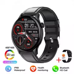 NFC Smartwatch para Mulheres, Tela HD, Rastreador de Saúde, Esportes, Voz, Chamada Bluetooth, Huawei, Xiaomi, Senhoras, Novo, 466x466, 2022 - loja online