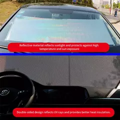 Imagem do Pára-sol retrátil automotivo, Pára-sol do carro, cortinas de proteção solar, isolamento térmico, Rolling Shutter, quarto, cozinha